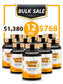 BULK SALE SAVING 12 HŨ - PREMIUM CORDYCEPS SÂM TRẮNG 1,030MG