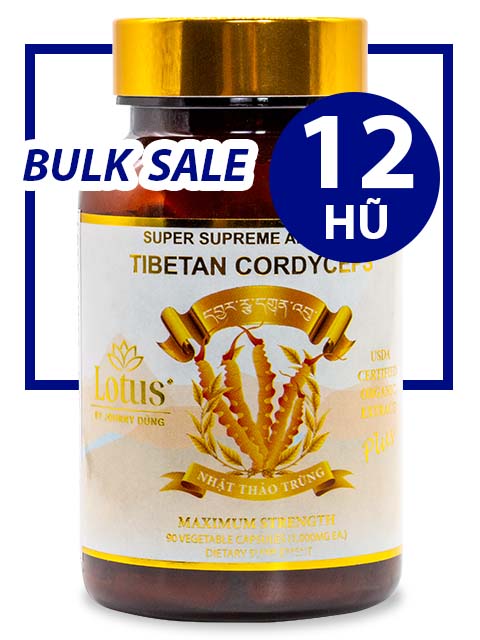 BULK SALE SAVING 12 HŨ - SUPER CORDYCEPS MIX 1,000MG