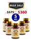 BULK SALE SAVING 5 HŨ - SUPER CORDYCEPS MIX 1,000MG