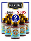 BULK SALE SAVING 9 HŨ - PREMIUM PURE CORDYCEPS 1,000MG (90 VIÊN)