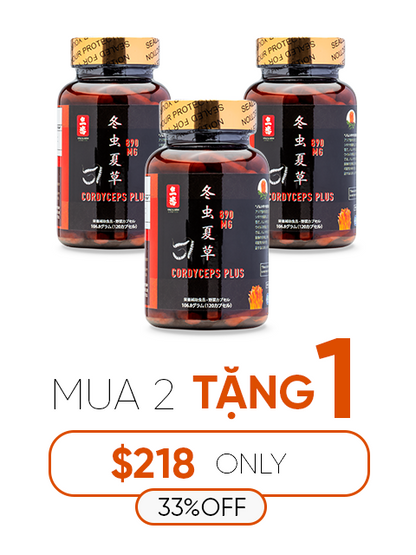 ORGANIC POWER CORDYCEPS PLUS 890MG (120V.) 冬虫夏草 パワープラス