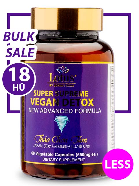 SUPER BULKSALE 18 HŨ - VEGAN DETOX LESS JUJUBE THANH LỌC ĐỘC TỐ