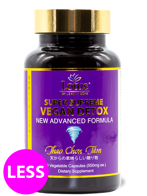 SUPER SUPREME VEGAN DETOX LESS JUJUBE - BEST NATURAL FOR DIGESTION