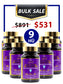 SUPER BULKSALE 9 HŨ - VEGAN DETOX MORE JUJUBE ĐẨY ĐỘC TỐ, GIÚP NHUẬN TRƯỜNG