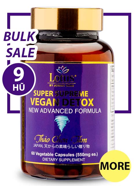 SUPER BULKSALE 9 HŨ - VEGAN DETOX MORE JUJUBE ĐẨY ĐỘC TỐ, GIÚP NHUẬN TRƯỜNG