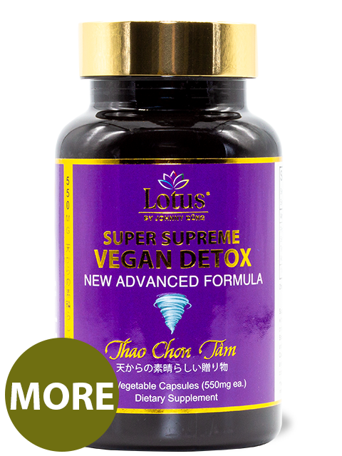 SUPER SUPREME VEGAN DETOX MORE JUJUBE - BEST NATURAL FOR DIGESTION