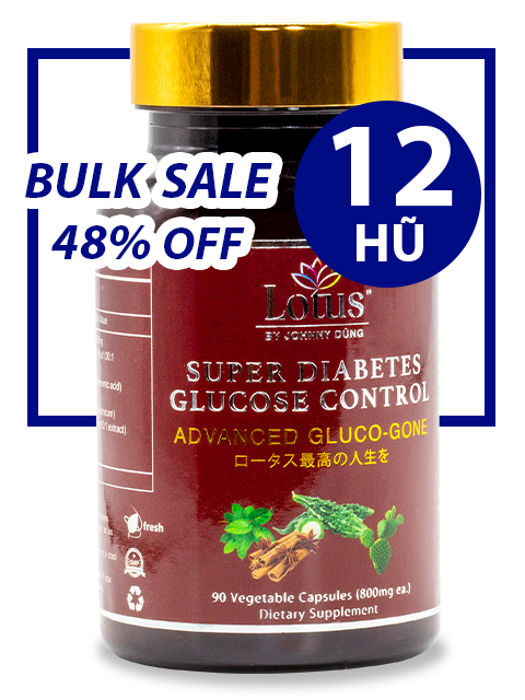 BULK SALE SAVING 12 HŨ - SUPER DIABETES GLUCO-GONE