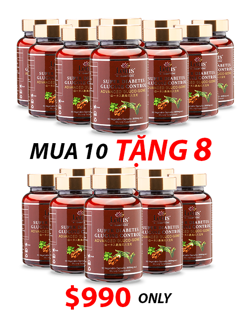 SUPER ADVANCED DIABETES - GLUCO-GONE CHỐNG TIỂU ĐƯỜNG 糖尿病対策