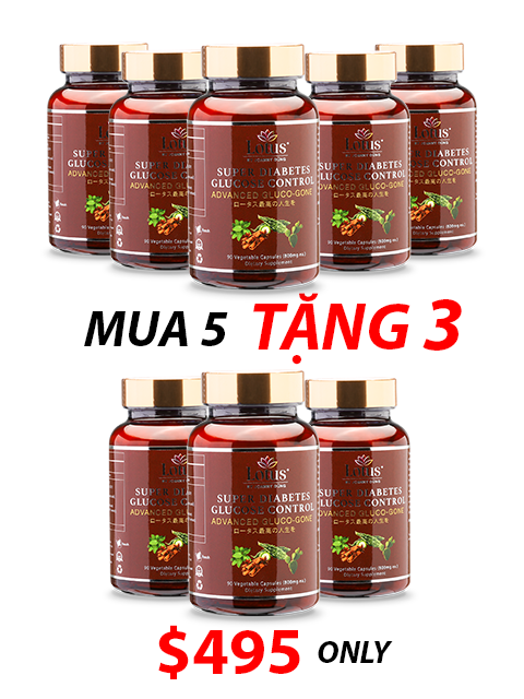 SUPER ADVANCED DIABETES - GLUCO-GONE CHỐNG TIỂU ĐƯỜNG 糖尿病対策