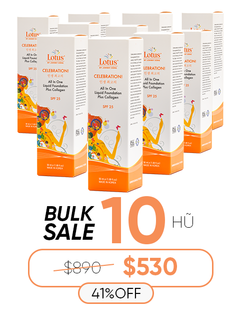 KOREAN ALL IN ONE SUPER LIQUID FOUNDATION WITH COLLAGEN 콜라겐 파운데이션 크림