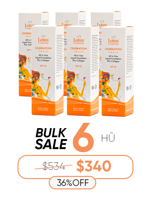 KOREAN ALL IN ONE SUPER LIQUID FOUNDATION WITH COLLAGEN 콜라겐 파운데이션 크림