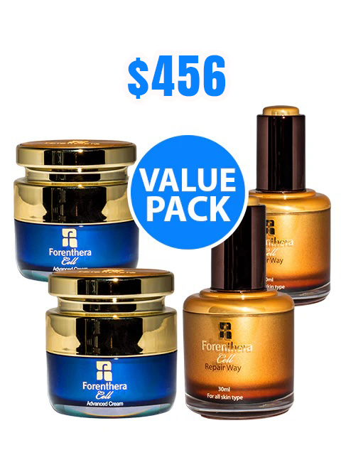 LUXURY FORENTHERA VALUE PACK - ADVANCED STEM CELL CREAM & LIFTING SERUM