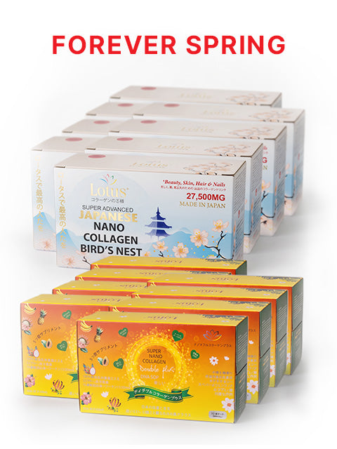 COMBO FOREVER SPRING 16 BOXES - SUPER COLLAGEN DRINKS MIX  永遠の春桜