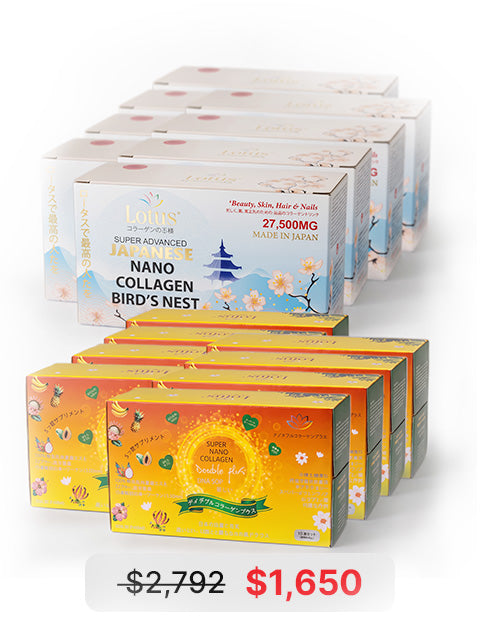 COMBO FOREVER SPRING 16 BOXES - SUPER COLLAGEN DRINKS MIX  永遠の春桜