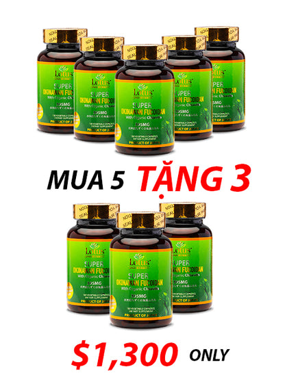 SUPER OKINAWAN FUCOIDAN CHLORELLA 395MG - 180 CAPS フコイダン＆クロレラ