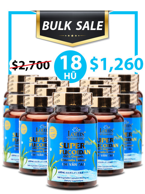 BULK SALE SAVING 18 HŨ- OKINAWA FUCOIDAN 450MG (100 CAPS)