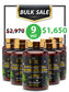 BULK SALE 9 HŨ - SUPER ADVANCED FUCOIDAN 550MG SHIITAKE