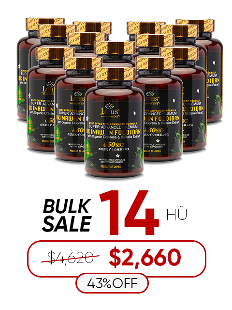 SUPER ADVANCED FUCOIDAN SHIITAKE 550MG - 180 CAPS スーパー・フコイダン 椎茸