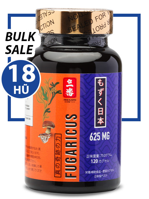 BULK SALE SAVING 18 HŨ - OKINAWA SUPER FUCOIDAN AGARICUS 625MG (120 CAPS)