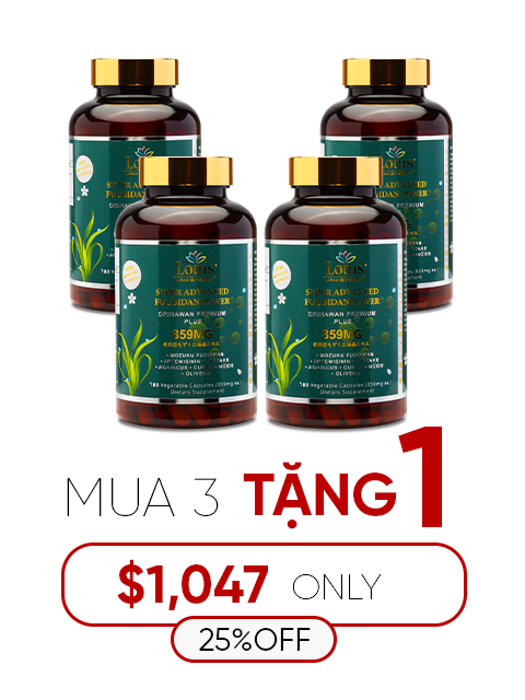 SUPER ADVANCED FUCOIDAN POWER PLUS 859MG - 180 CAPS アルテミシニンの力