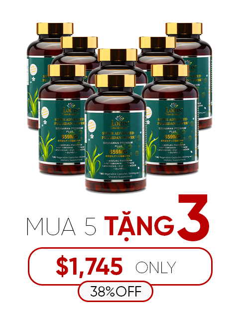 SUPER ADVANCED FUCOIDAN POWER PLUS 859MG - 180 CAPS アルテミシニンの力