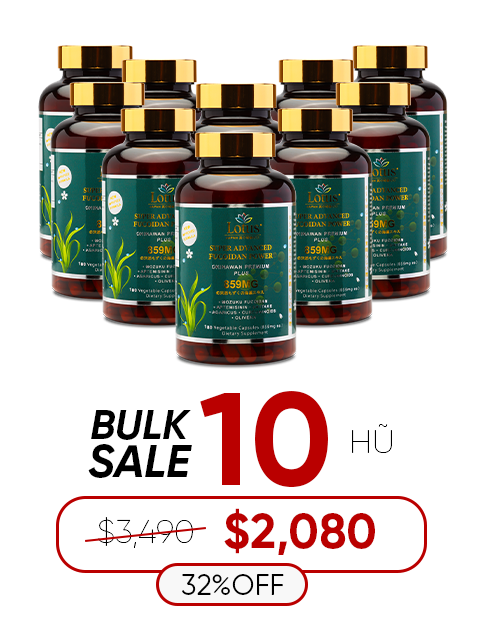 SUPER ADVANCED FUCOIDAN POWER PLUS 859MG - 180 CAPS アルテミシニンの力