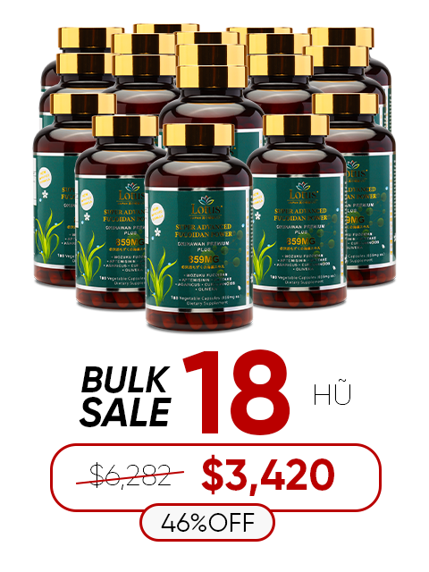 SUPER ADVANCED FUCOIDAN POWER PLUS 859MG - 180 CAPS アルテミシニンの力