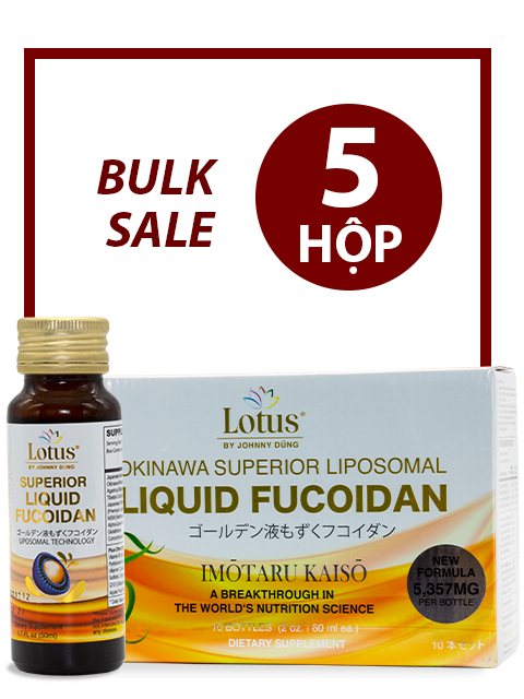 BULK SALE SAVING 5 HỘP - SUPERIOR LIPOSOMAL FUCOIDAN LIQUID 5,357MG ...