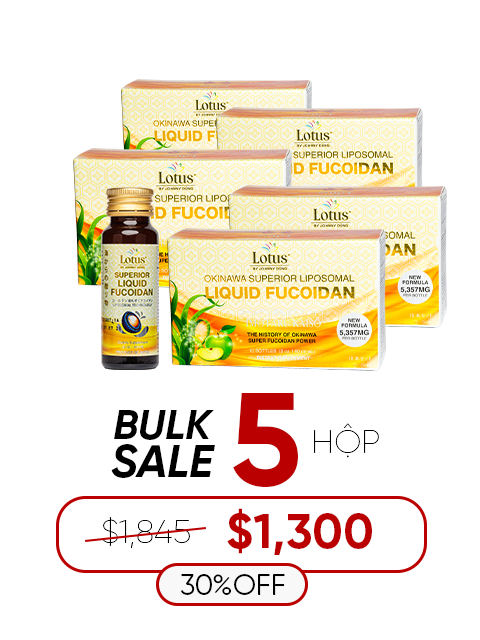 SUPERIOR ADVANCED LIPOSOMAL FUCOIDAN DRINK 5,357MG 海洋からの再生力