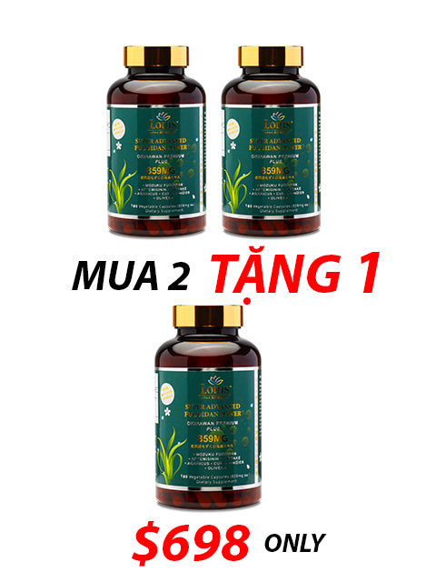 SUPER ADVANCED FUCOIDAN POWER PLUS 859MG - 180 CAPS アルテミシニンの力