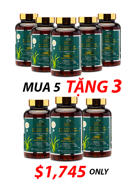 SUPER ADVANCED FUCOIDAN POWER PLUS 859MG - 180 CAPS アルテミシニンの力