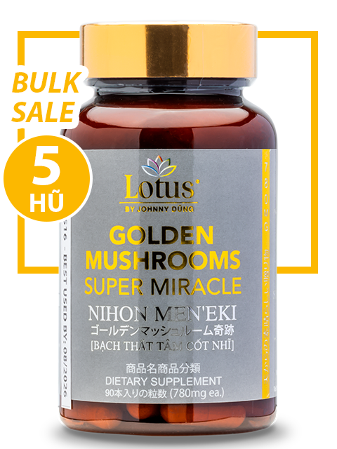 BULK SALE SAVING 5 HŨ - JAPANESE GOLDEN MUSHROOMS NẮM VÀNG NHẬT BẢN
