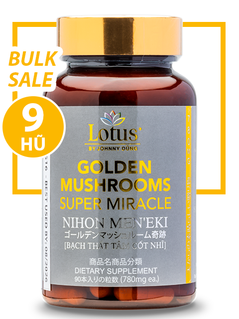 BULK SALE SAVING 9 HŨ - JAPANESE GOLDEN MUSHROOMS NẮM VÀNG NHẬT BẢN