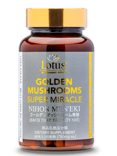 JAPANESE GOLDEN MUSHROOMS GLUCOSAMINE - 4 LOẠI NẤM VÀNG NHẬT BẢN