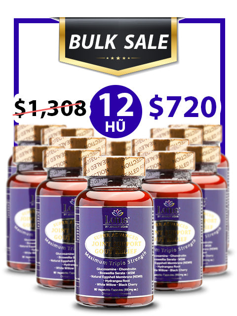 BULK SALE SAVING 12 HŨ - JOINT SUPPORT GOUT RELIEF