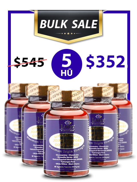 BULK SALE SAVING 5 HŨ - JOINT SUPPORT GOUT RELIEF