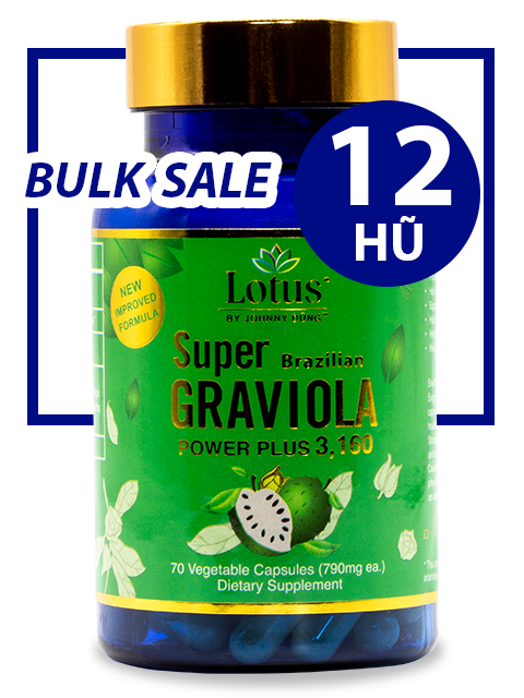 BULK SALE SAVING 12 HŨ - SUPER GRAVIOLA PLUS  3,160MG