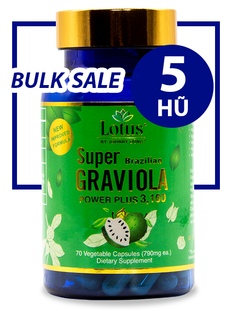 BULK SALE SAVING 5 HŨ - SUPER GRAVIOLA PLUS  3,160MG