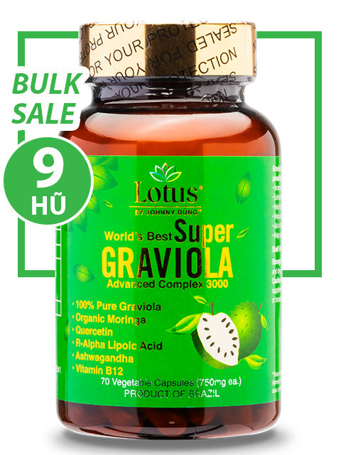 BULK SALE SAVING 9 HŨ - SUPER GRAVIOLA PLUS 3,160MG