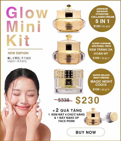LOTUS NEW MINI GLOW KIT - 麗しき素肌、その始まりはロータスから