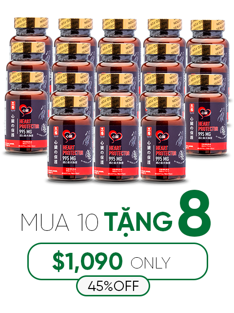 SUPER HEART PROTECTOR TRỢ TIM 995MG 心臓保護スーパー