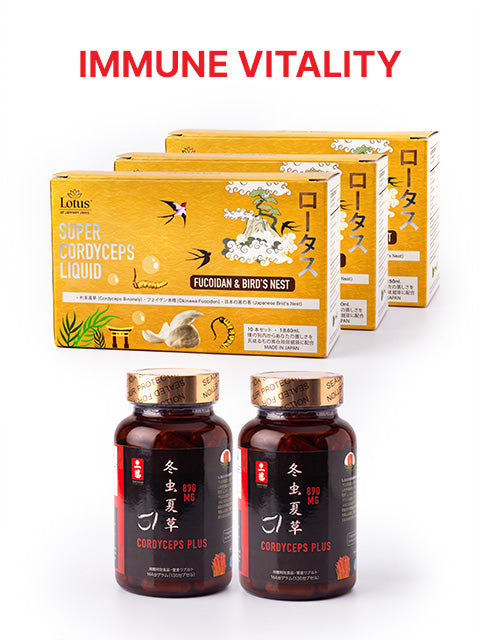 LOTUS COMBO SUPER IMMUNE VITALITY SET 黄金の活力エッセンス