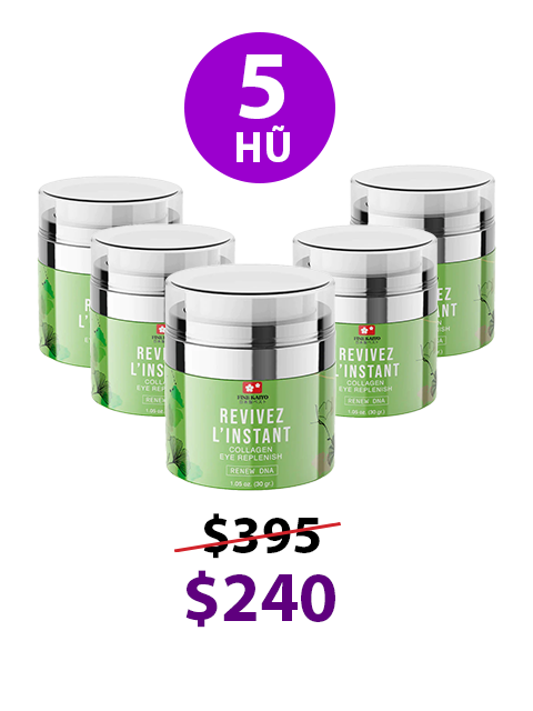BULKL SALE 5 HŨ - KEM DƯỠNG MẮT COLLAGEN THỤY SĨ - RENEW EYE REPLENISH CREAM