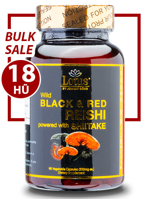 BULK SALE SAVING 18 HŨ - SUPER BLACK RED REISHI NHẬT BẢN
