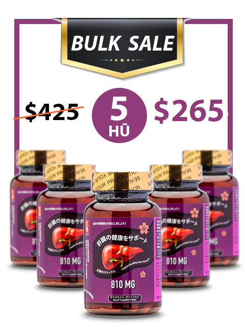 BULK SALE SAVING 5 HŨ - DƯỢC THẢO LIVER SUPPORT YỂM TRỢ LÁ GAN