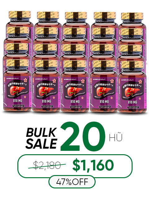 LIVER HEALTH SUPPORT - DƯỢC THẢO YỂM TRỢ LÁ GAN 肝臓機能サポート