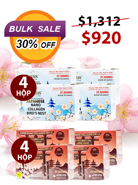 BULK 8 BOXES - SUPER COLLAGEN MIX NANO PLUS 27,500MG