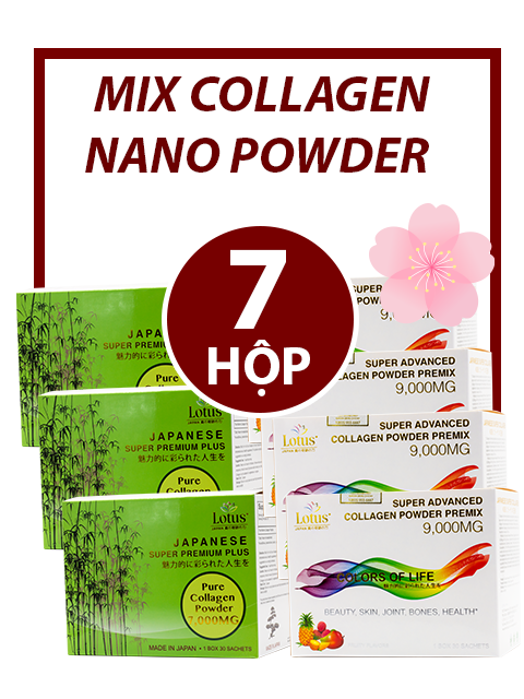 BULK 7 BOXES - JAPANESE SUPER COLLAGEN POWDER MIX PACKAGE