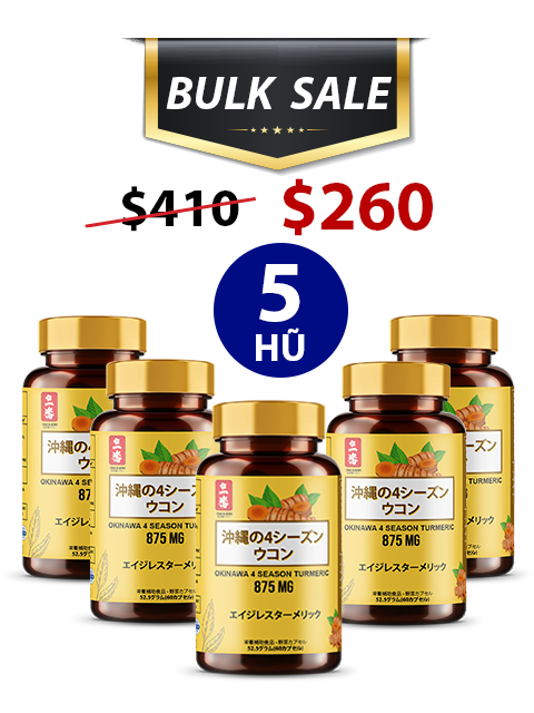 BULK SALE SAVING 5 HŨ - NGHỆ BỐN MÙA OKINAWA JAPAN