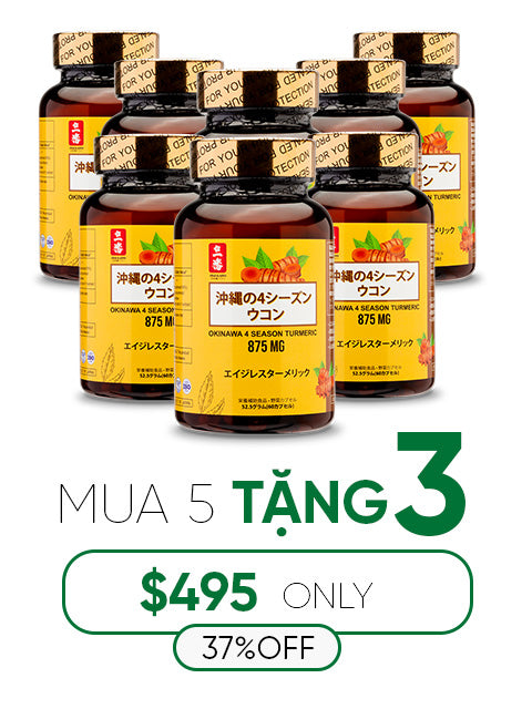 OKINAWA FOUR SEASON TURMERIC -  ORGANIC NGHỆ 4 LOẠI 沖縄の四季ウコン